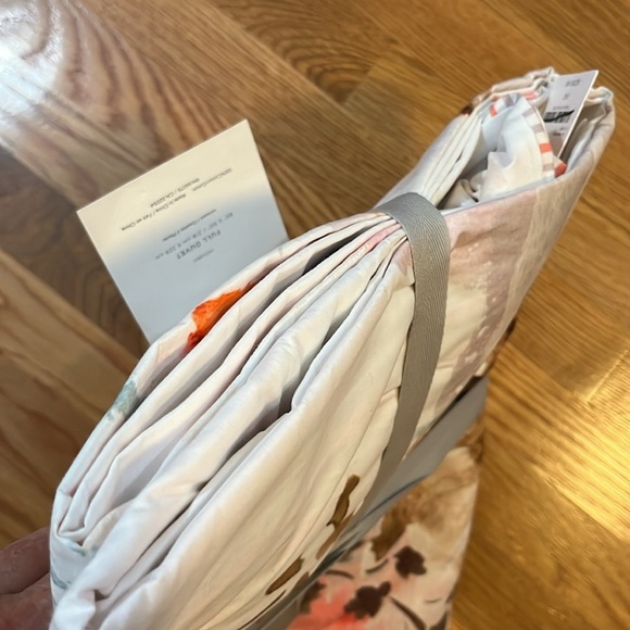 Anthropologie Lelie Duvet Cover Floral Size Full NWT - Picture 11 of 16